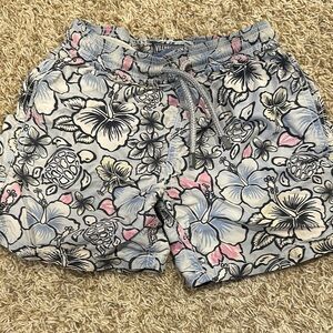 Vilebrequin Women's Floral Shorts - Blue